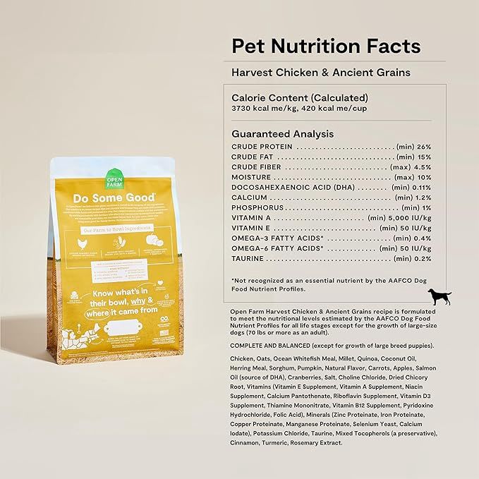 Open Farm dog-food---4lb---harvest-chicken-grain