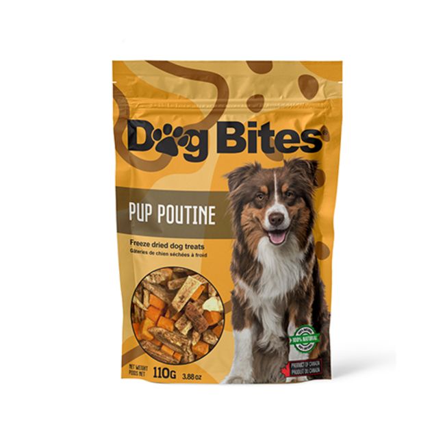 Dog Bites® Pup Poutine, Freeze Dried Dog Treats 110g