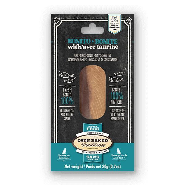 Oven-Baked Tradition Bonito And Taurine Flavour Fillet Treats Cat 20g