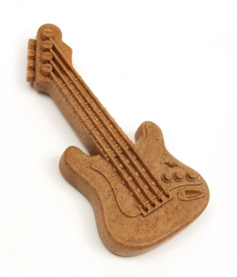 Powerbone Nylon &amp; Bamboo Chew Guitar Dog 9.5''
