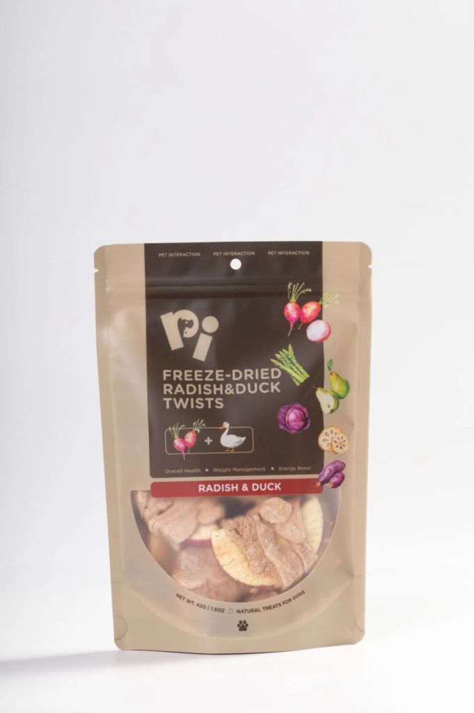 Pi freeze dried radish &amp; duck Twist