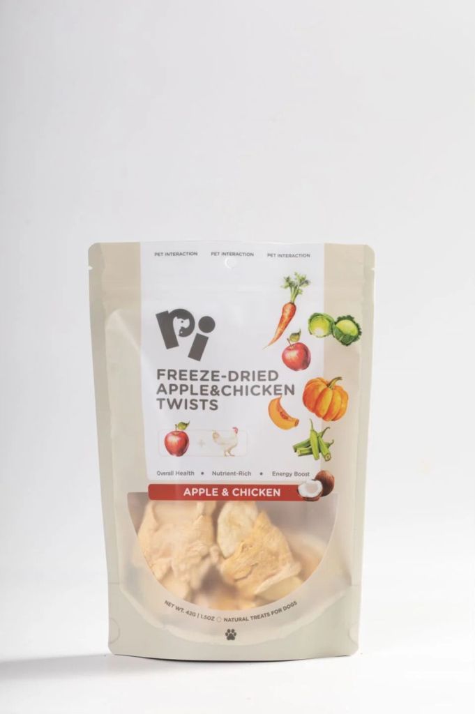 Pi freeze Dried apple &amp; chicken Twist 42G