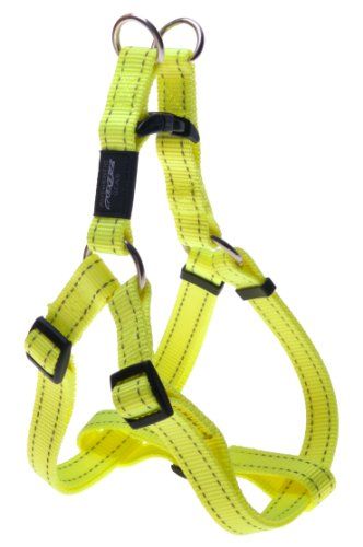 Rogz Utility Day Glo Step-in Harness Fanbelt, Large