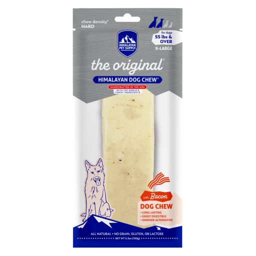 Himalayan Pet Supply Dog Chew Bacon Flavor - Extra Large - Grey