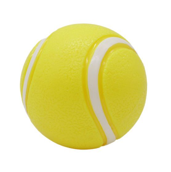 Bud'Z Rubber Dog Toy - The Must-Have Tennis Ball Yellow Small Dog 2in 1pc