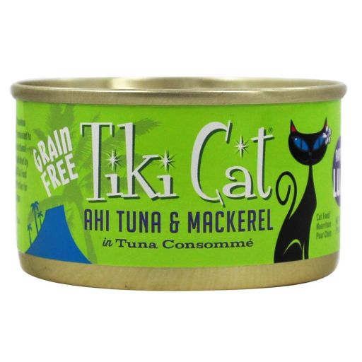 Papeekeo Luau Ahi Tuna Mackerel Wet Cat Food 2.8 Oz.