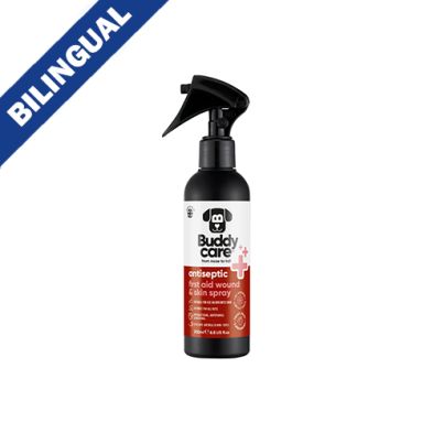 Buddycare™ Antiseptic First Aid Wound &amp; Skin Spray Suitable for All Pets 6.76 fl oz