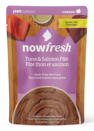 Now Fresh Grain Free Tuna And Salmon Pate Senior Cat  2.5OZ