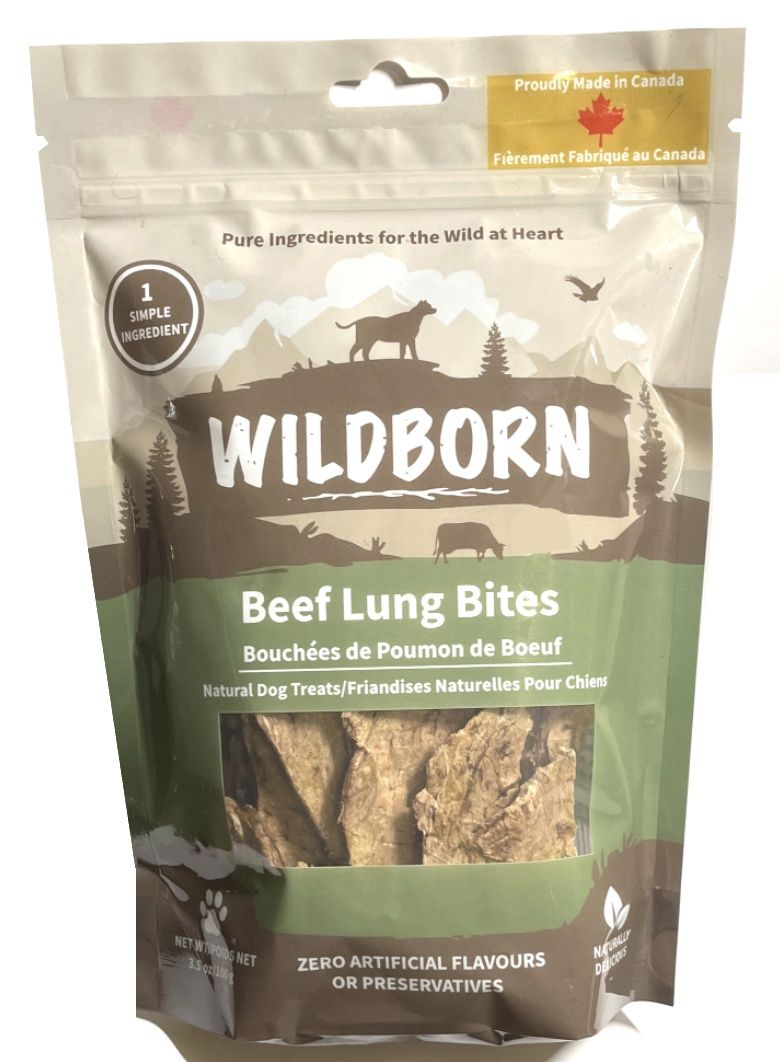 WildBorn Beef Lung Bites 3.5OZ