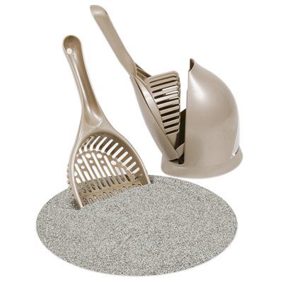 Petmate Scoop 'N Hide Litter Scoop Titanium
