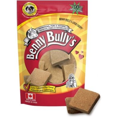 BENNY Bullys Dog Liver Chops Original MEDIUM 80g