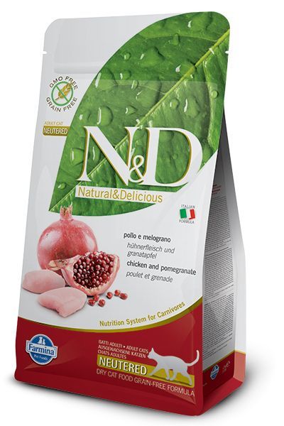 Farmina N&amp;D Prime Chicken &amp; Pomegranate Neutered Cat Food 5kg