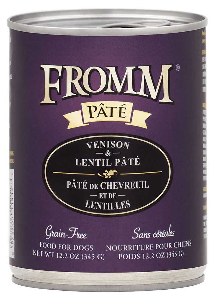 Fromm Grain Free Venison &amp; Lentils Dog Food 12.2OZ
