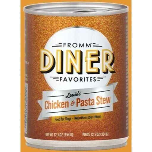 Fromm  Diner Favorites Louies Chicken Pasta Stew Canned Dog Food - 12.5 Oz