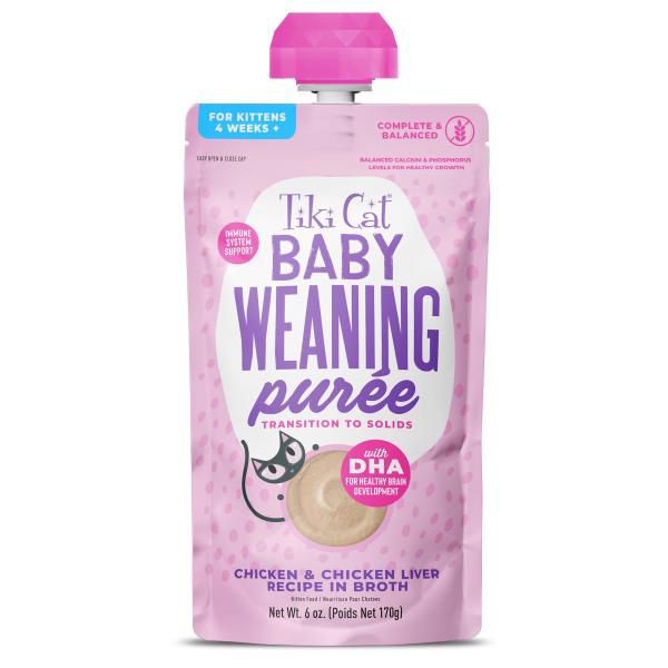 Tiki Cat Baby Weaning Puree Chicken 6 oz