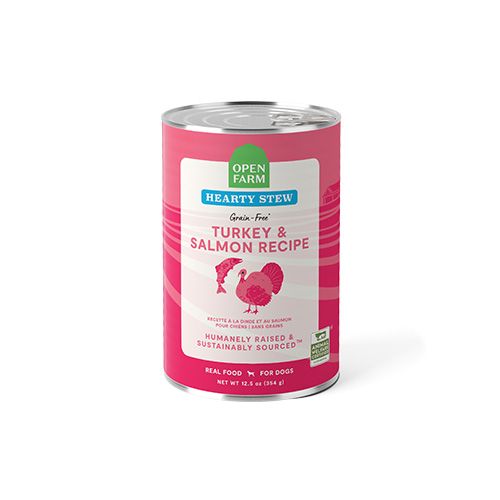 Open Farm® Turkey &amp; Salmon Hearty Stew Recipe Wet Dog Food 12.5 OZ