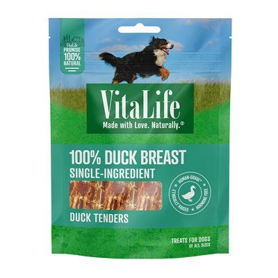 VitaLife Dog Jerky Treats Duck Tenders 200g