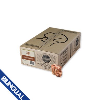 K9 Choice Foods® Turkey Neck Bites Frozen Dog Treat 3 lb