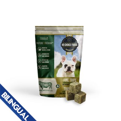 K9 Choice Foods® Fine Ground Tripe Frozen Dog Food 3 lb