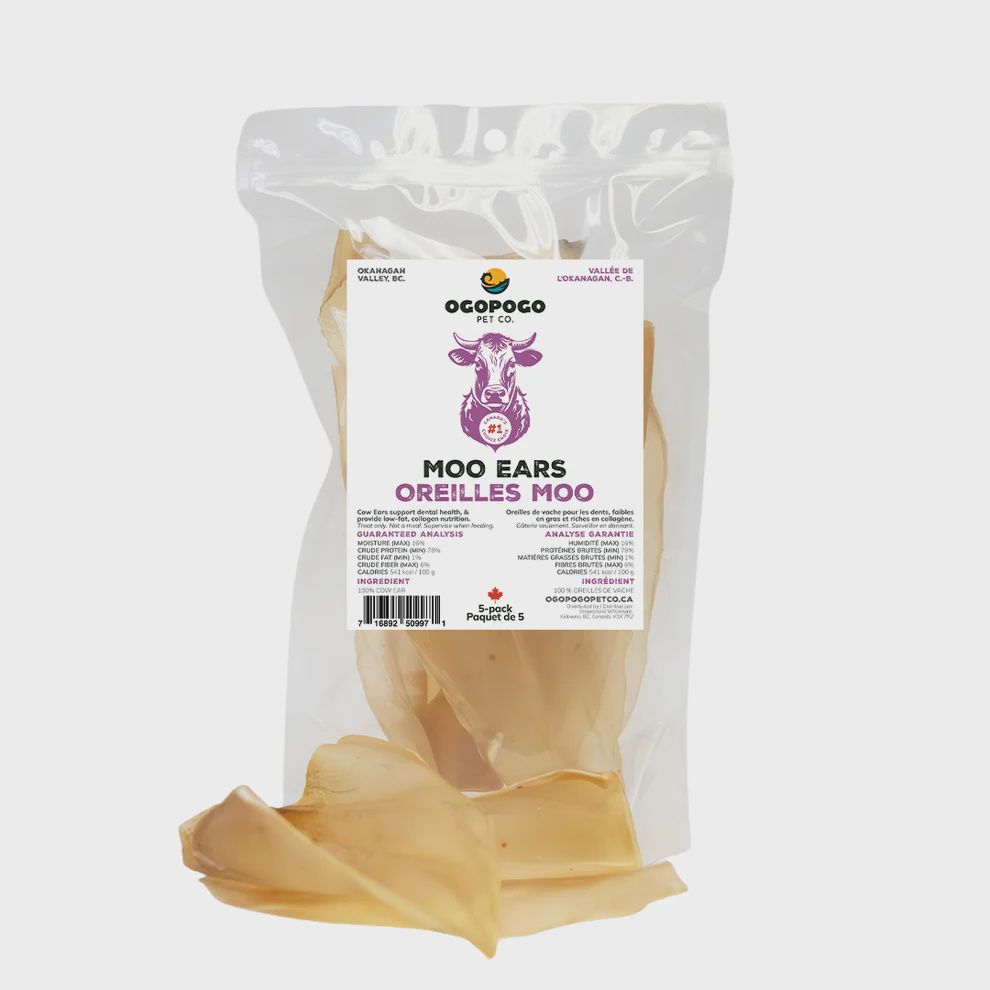 OGOPOGO PET CO.  Moo Ears 5 Pack