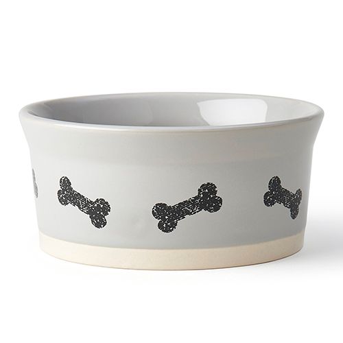PetRageous® Classy Bones 6" Dog Bowl