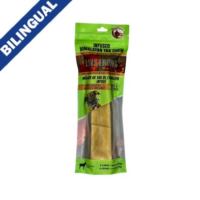 LIVSTRONG Himalayan Yak Cheese Infused with Maple Bacon Dog Treat 175gm