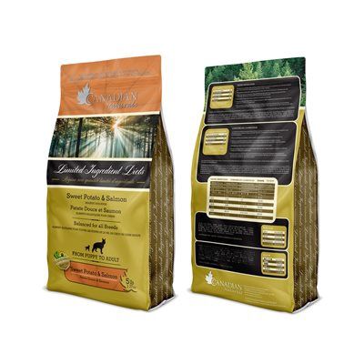 Canadian Naturals Dog Limited Ingredient Diet Salmon &amp; Sweet Potato, Size: 5LB