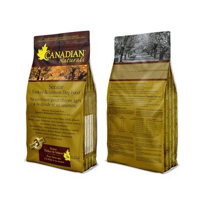Canadian Naturals Senior Dog Turkey &amp; Salmon 30LB