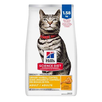 Hill's Science Diet Urinary &amp; Hairball Control Cat Chicken 3.5LB