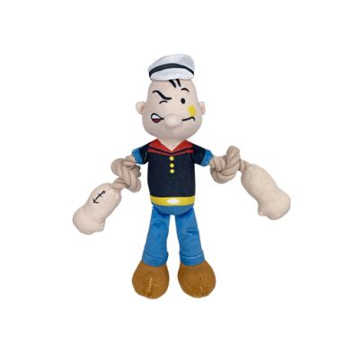 Multipet™ Popeye® With Rope Arms Dog Toy