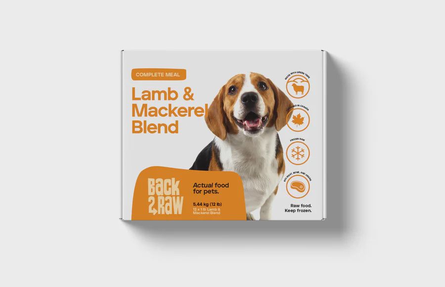 Back2Raw Lamb &amp; Mackrel 12LB