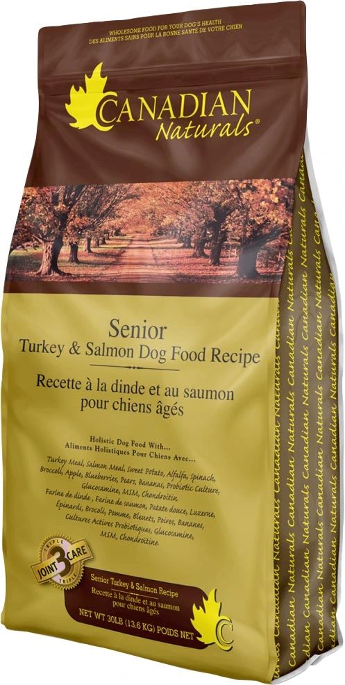 Canadian Naturals Turkey &amp; Salmon Senior Dog Food 5lb