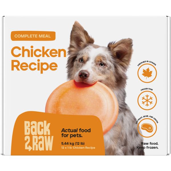 Back2Raw Frozen Complete Chicken Recipe 12LB