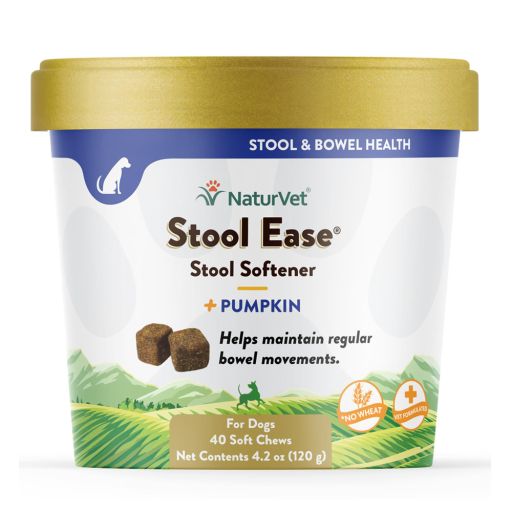 NaturVet Stool Ease Stool Softener for Dogs  40 Soft Chews