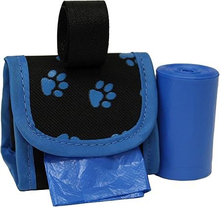 Paw Print Purse Dispenser Blue