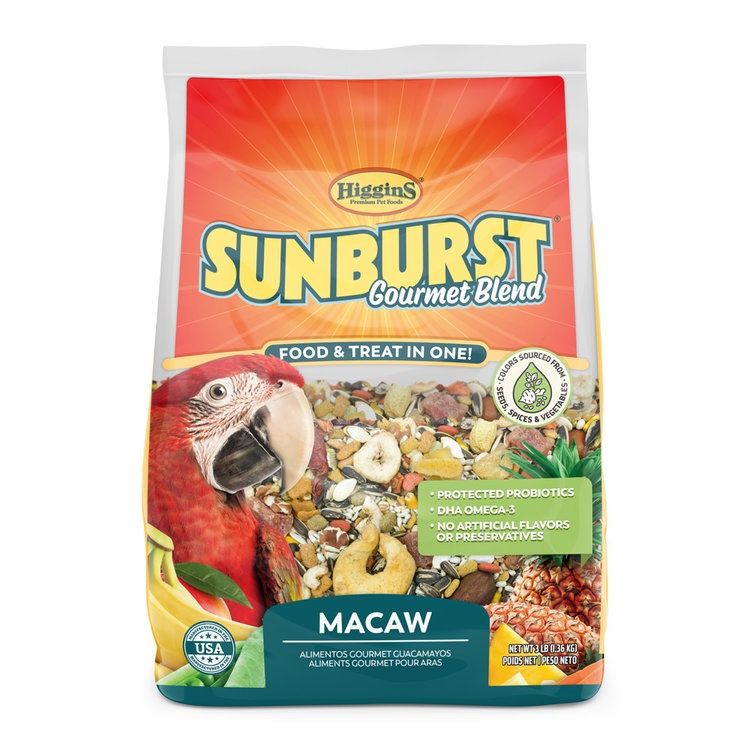 Sunburst Gourmet Macaw Mix-3 lbs