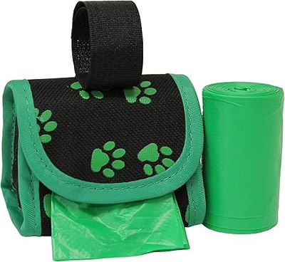 Paw Print Purse Dispenser Green
