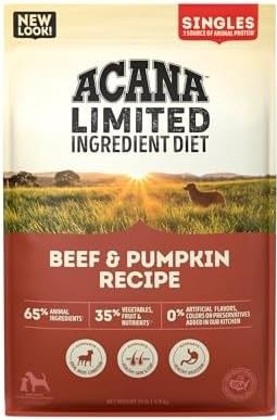 Acana Singles Beef &amp; Pumpkin LID-4.5 lbs