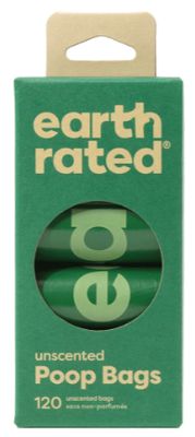 Earth rated standard Bags Unscented Poop Bags