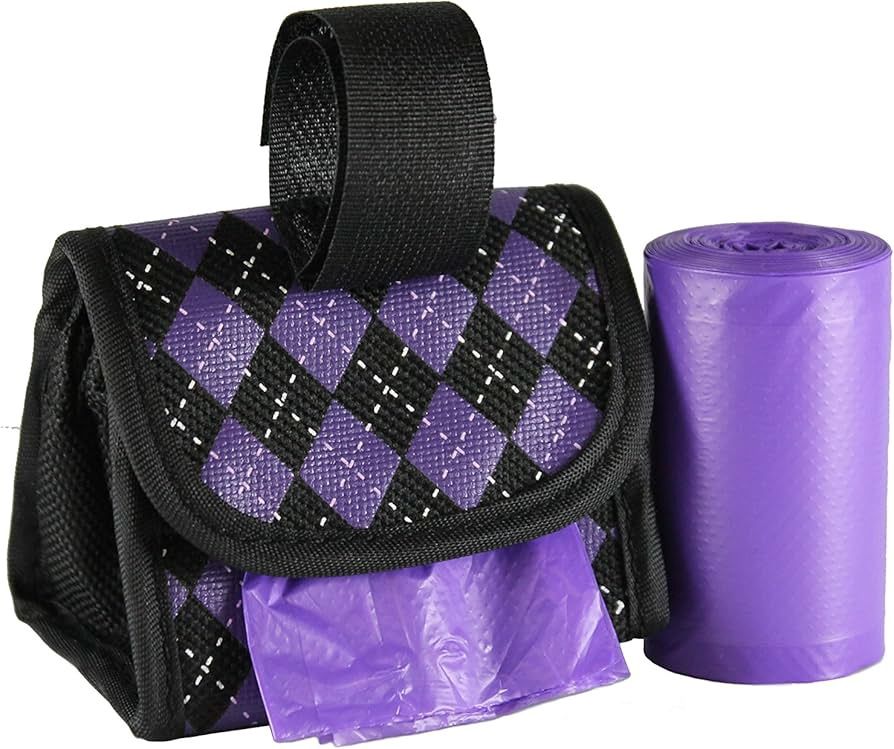 Argly Print Purse Dispenser Purple