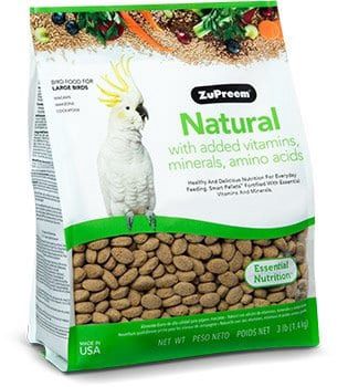 ZP Natural Avian Lg Pellets-3 lbs