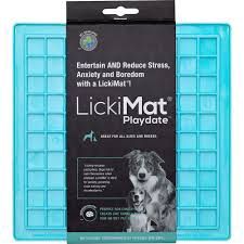 Dog Licki Mat Playdate Turquoise