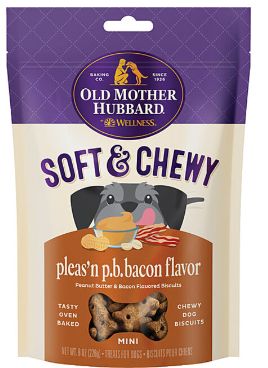 Soft Tasty Peanut Butter Bacon Chewy Bis-8 oz