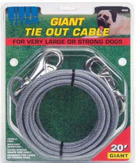 Dog Tie Out Cable Giant 20&#39;