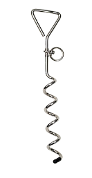 Spiral Tie Out Stake-17&quot;