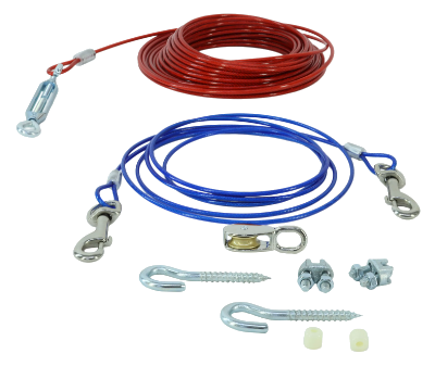 Aerial Dog Run, Size: 25&#39;