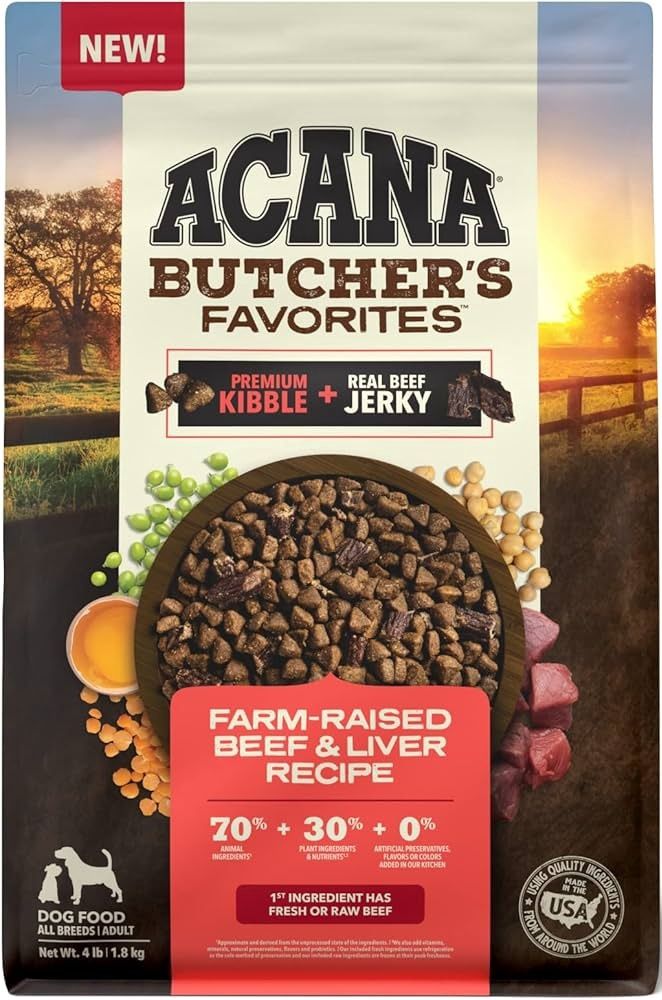 Acana Butcher&#39;s Favorite Beef, Size: 4.5 lbs