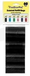 Black Scented refill bags, Size: 4 pc