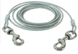 Dog Tie Out Cable Giant 20&#39;, Size: 10&#39;