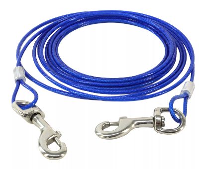 Dog Tie Out Cable Med, Size: 10&#39;